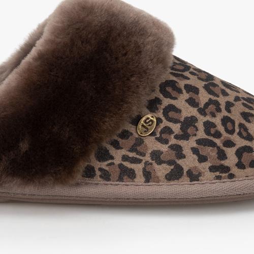 Ladies Duchess Sheepskin Slipper  Animal Extra Image 4